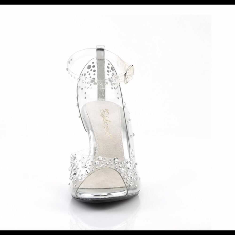 Fabulicious crustal platform sandals women’s size7 - Picture 10 of 15